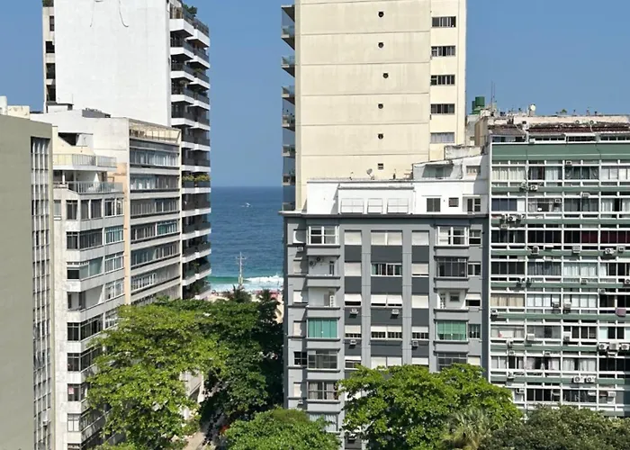 Riosouth Apartments Vista Frontal Mar - Apto Charmoso No Coracao De Copacabana