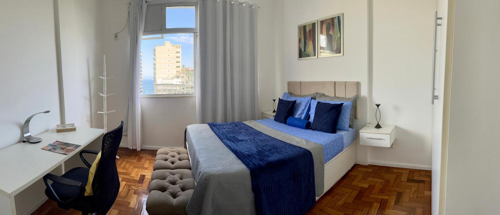 Apartamento Riosouth Vista Frontal Mar - Apto Charmoso No Coracao De Copacabana
